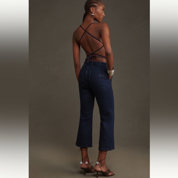 Pilcro Open-Back Denim Jumpsuit - Picture 3 of 9